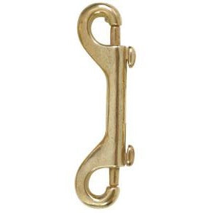 STC STABLE SUPPLIES Brass Double Ended Snaphook