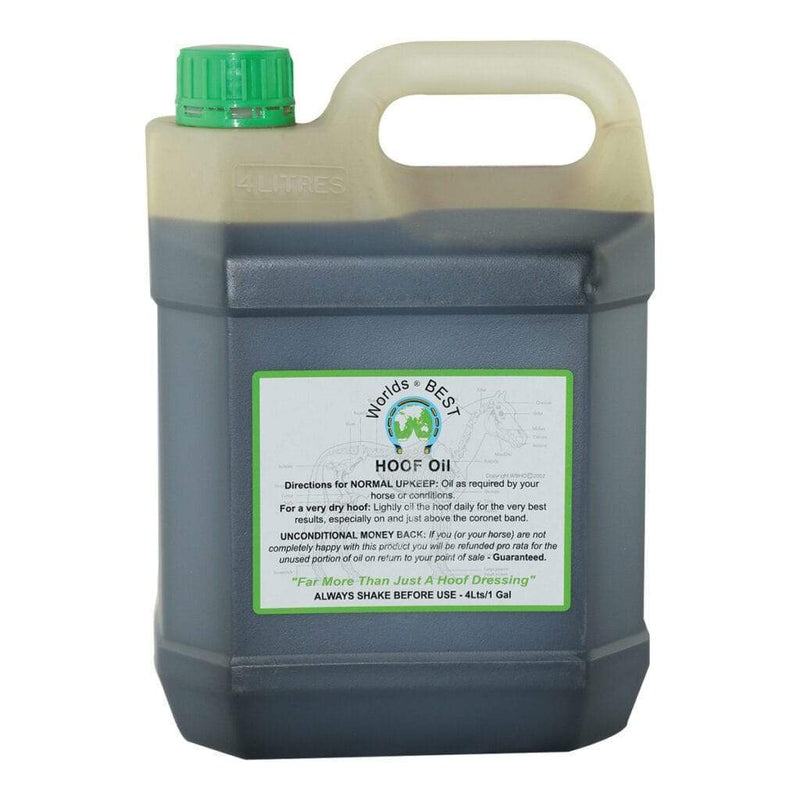 WORLDS BEST HOOF OIL STABLE SUPPLIES 4L Worlds Best Hoof Oil