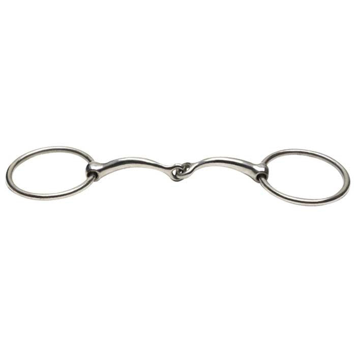 ZILCO BITS & ACCESSORIES Jointed Mouth Curved Loose Ring Snaffle