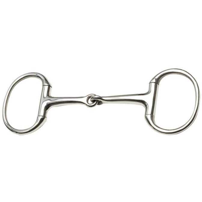 ZILCO BITS & ACCESSORIES Jointed Mouth Lightweight Eggbutt Snaffle
