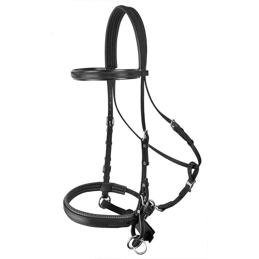 ZILCO BRIDLES & STRAPPING BLACK / COB Zilco 3 In 1 Bitless Bridle
