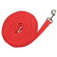 ZILCO BRIDLES & STRAPPING RED Zilco Lunge Lead Acrylic