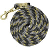 ZILCO HALTERS & LEADS BLACK Zilco Estate Lead Rope With Gold Snap