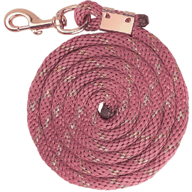 ZILCO HALTERS & LEADS BLUSH Zilco Estate Lead Rope With Rose Gold Snap