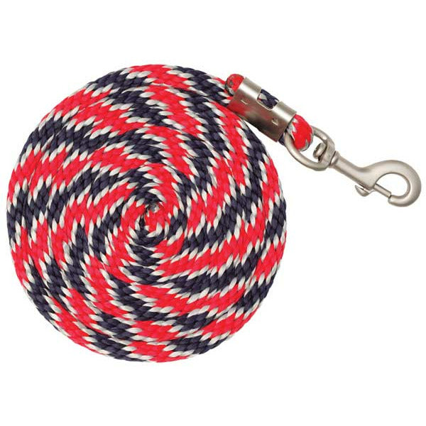 ZILCO HALTERS & LEADS NAVY/RED Zilco Braided Lead Rope