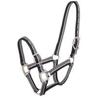 ZILCO HALTERS & LEADS PONY / BLACK Zilco Stripe Halter