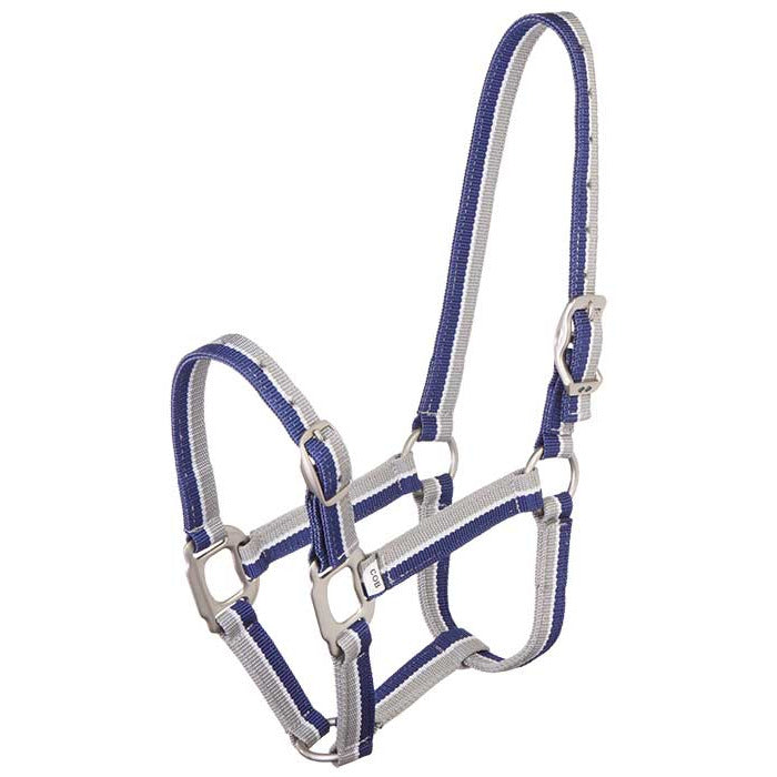 ZILCO HALTERS & LEADS PONY / BLUE Zilco Stripe Halter