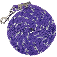 ZILCO HALTERS & LEADS PURPLE Zilco Metallic Lead Rope