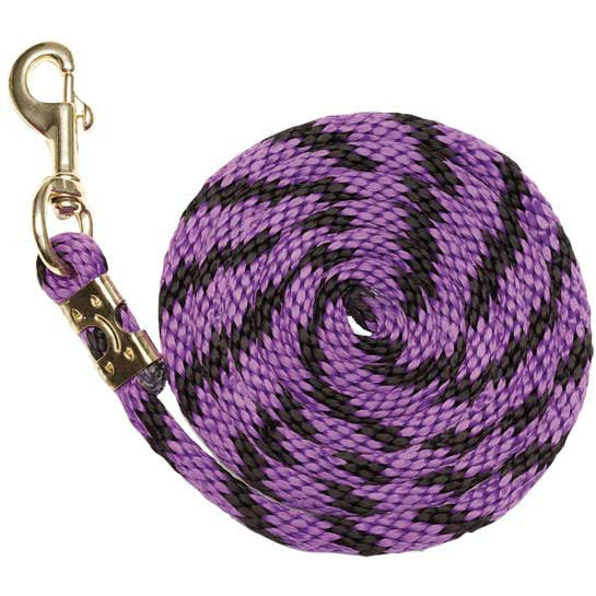 ZILCO HALTERS & LEADS PURPLE Zilco Pastel Braided Lead Rope