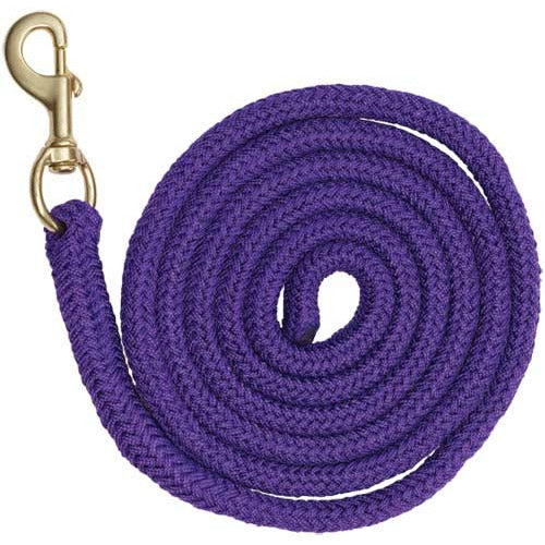 ZILCO HALTERS & LEADS PURPLE Zilco Pp Braided Lead Rope