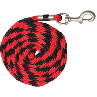 ZILCO HALTERS & LEADS RED/BLACK Zilco Pn Braided Lead Rope