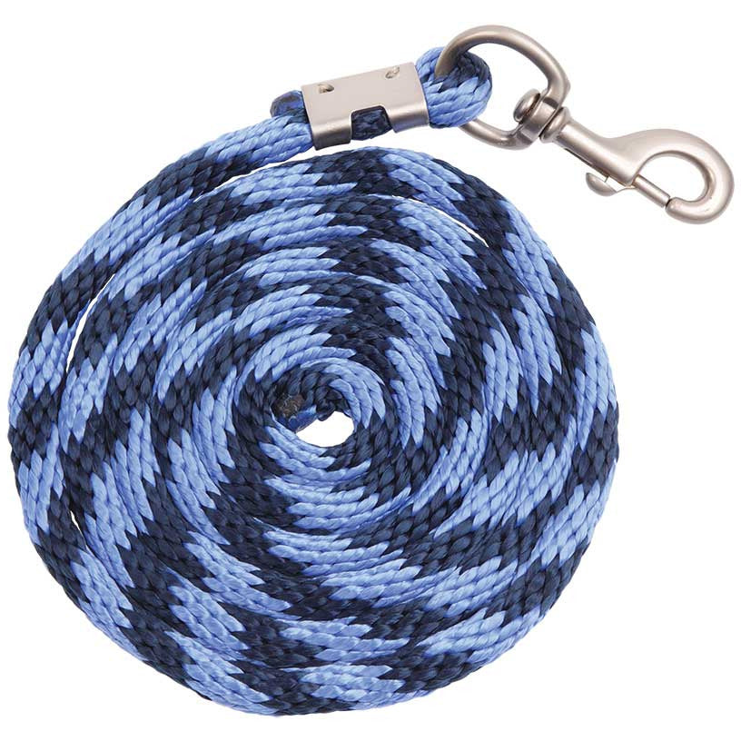 ZILCO HALTERS & LEADS ROYAL/NAVY Zilco Pn Braided Lead Rope