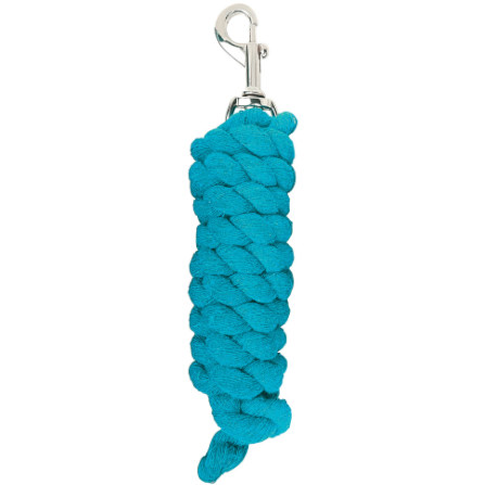 ZILCO HALTERS & LEADS TURQUOISE Zilco Economy Cotton Lead Rope