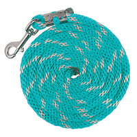 ZILCO HALTERS & LEADS TURQUOISE Zilco Metallic Lead Rope