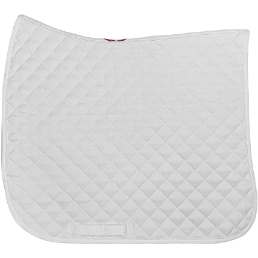 ZILCO SADDLEPADS & NUMNAHS WHITE Zilco Basics Dressage Saddlepad