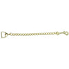 ZILCO STABLE SUPPLIES 45CM / BRASS PLATED Lead Chain