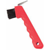ZILCO STABLE SUPPLIES RED Deluxe Hoof Pick With Brush